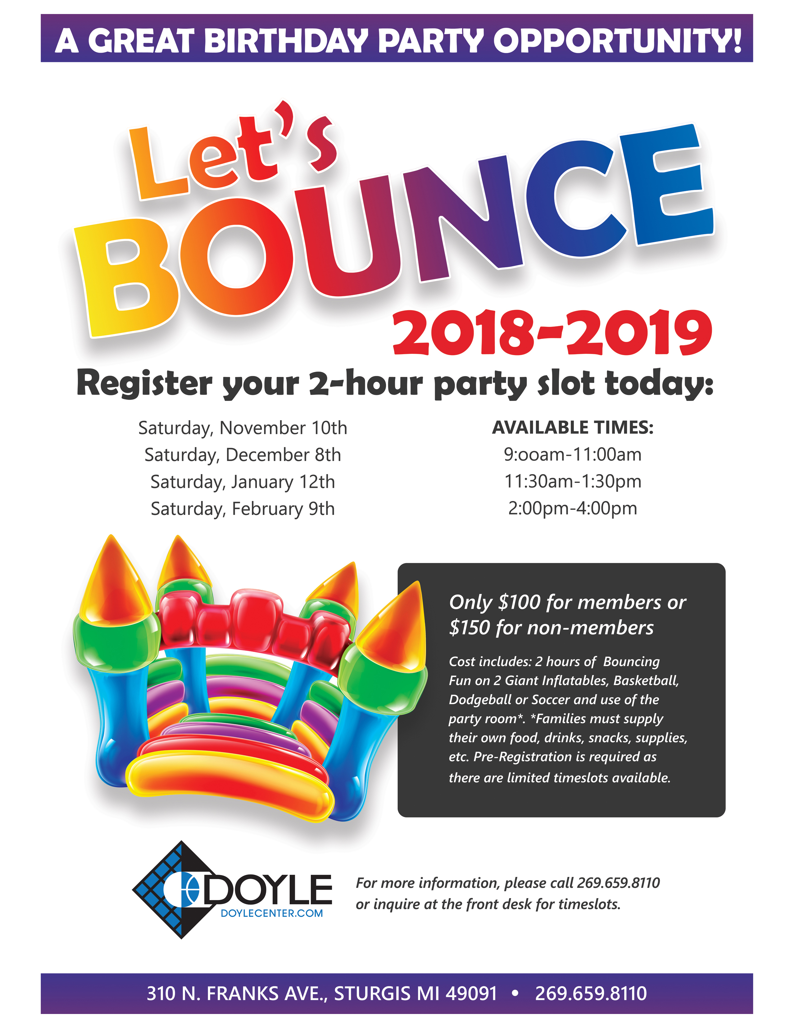 Doyle Community Center - Sturgis Michigan